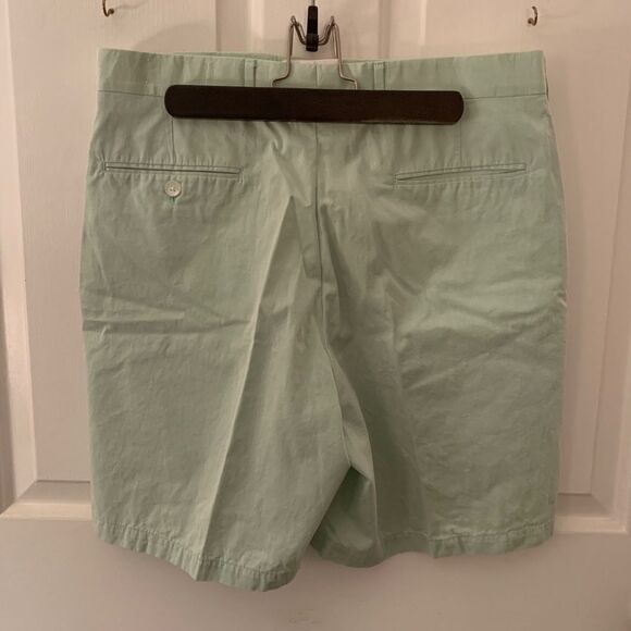 Sea Foam Green Men’s Bermuda Shorts - Picture 2 of 6